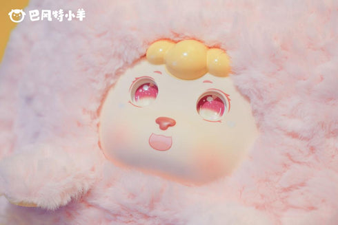 『FRIENDSHEEP』005_ もこもこハンドバッグ(白桃)